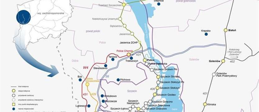 Będzie kolejowa obwodnica Szczecina? Być może nawet do Świnoujścia...