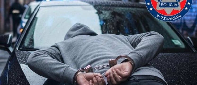 Szczecińscy wywiadowcy zatrzymali 28-latka po narkotykach i bez prawa jazdy