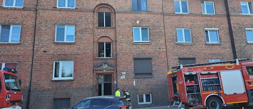 Pożar na ul. Stołczyńskiej w Szczecinie. Doszło do wybuchu gazu?