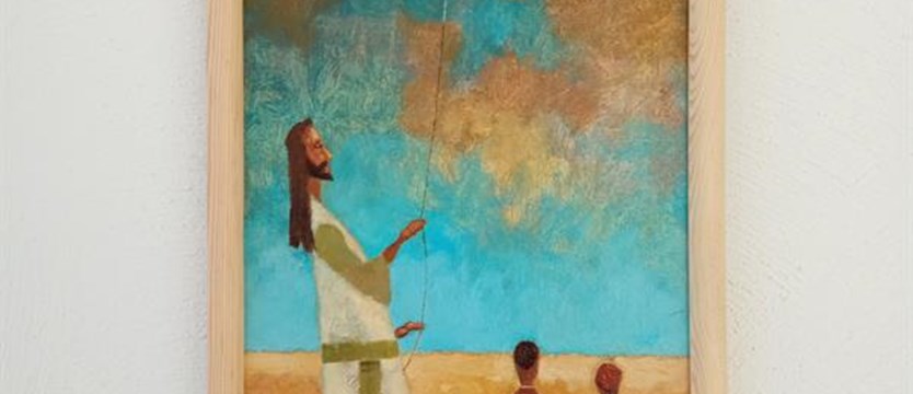 „Mój Jezus” w Galerii Mały Kierat. Wystawa obrazów Tomasza Rzeszutka