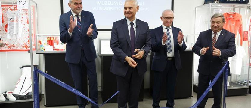 Otwarcie Muzeum Olimpizmu w Uniwersytecie Szczecińskim. Hołd złożony sportowcom