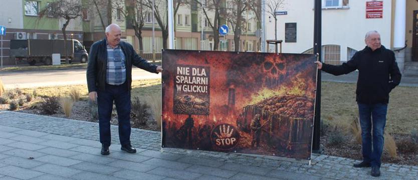 Protestują przeciwko spalarni odpadów w Glicku