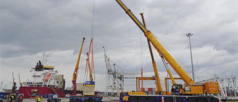 Nowa suwnica stanie na nabrzeżu Fińskim. Inwestycja DB Port Szczecin