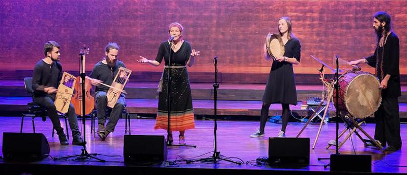 Pokazy walk, koncerty, żonglowania chorągwiami