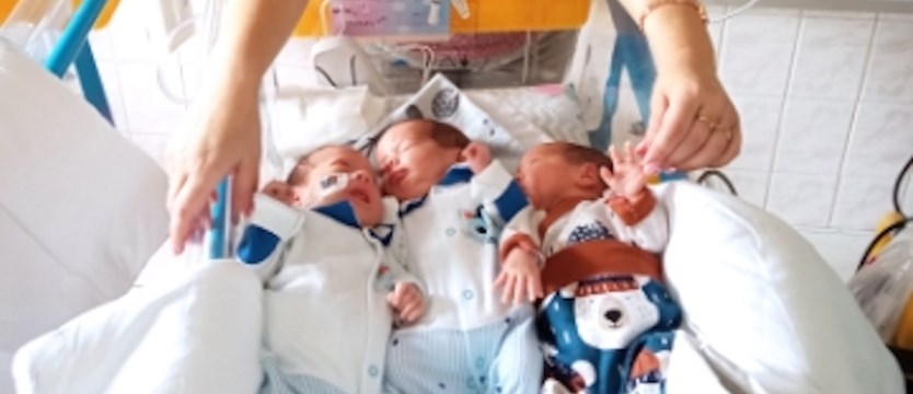 W szpitalu na Pomorzanach urodziły się trojaczki!