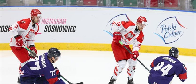 Hokej. Polscy hokeiści wysoko pokonali Koreę Południową