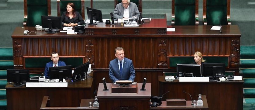 Sprawa rosyjskiej rakiety pod Bydgoszczą. Sejm odrzucił wniosek o odwołanie szefa MON