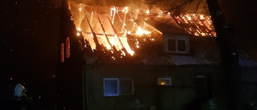 Pożar domu w miejscowości Pargowo