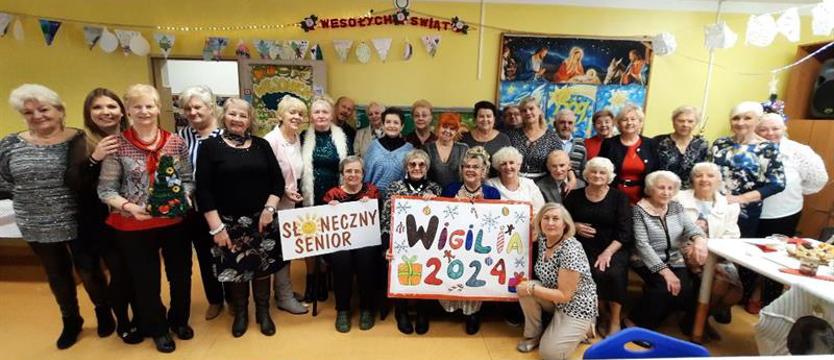 Wigilia w Klubie ,,Słoneczny Senior"