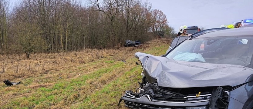 Zderzenie dwóch aut. Zablokowana jest Droga Wojewódzka nr 156 między Lipianami a Barlinkiem