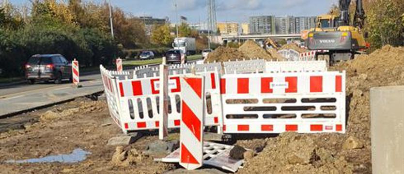 Na ul. Południowej budują zatokę do kontroli ciężarówek