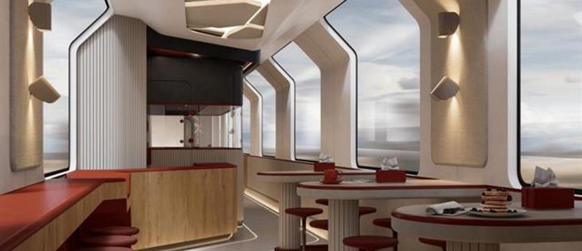 Pociąg trochę jak odrzutowiec. Projekt z Akademii Sztuki zyskuje uznanie