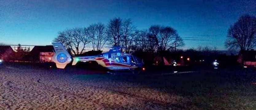 Groźny wypadek pod Dobrzanami. Najechała na dziecko