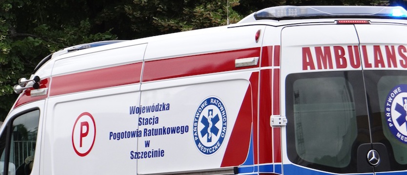 Pociąg uderzył w połamane drzewo pod Gryficami. Są ranni