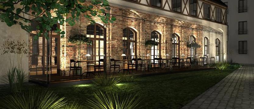 Hotel z restauracją w miejscu stajni