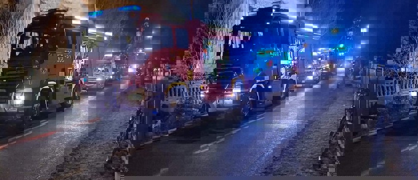 Uratowali poparzonego staruszka