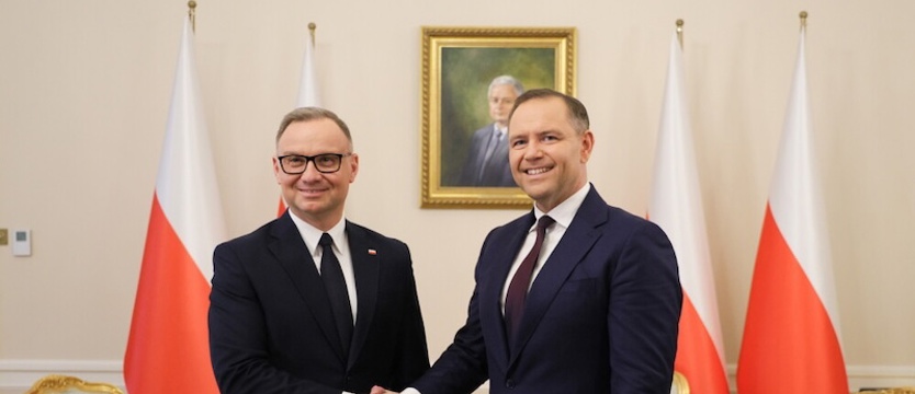 Spotkanie prezydenta Andrzeja Dudy i prezydenta elekta Karola Nawrockiego