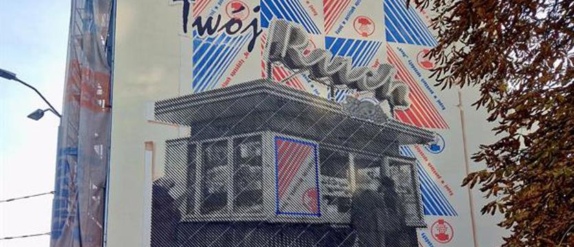 „Twój Ruch” – nowy mural Lumpa. Lustra, które odbijają przeszłość