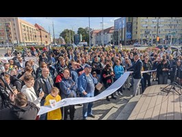 Mentzen w Szczecinie apeluje o frekwencję
