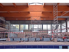Tak powstaje nowy basen przy Szkole Podstawowej nr 51 w Szczecinie