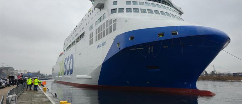 Dzisiaj chrzest promu „Jantar Unity”