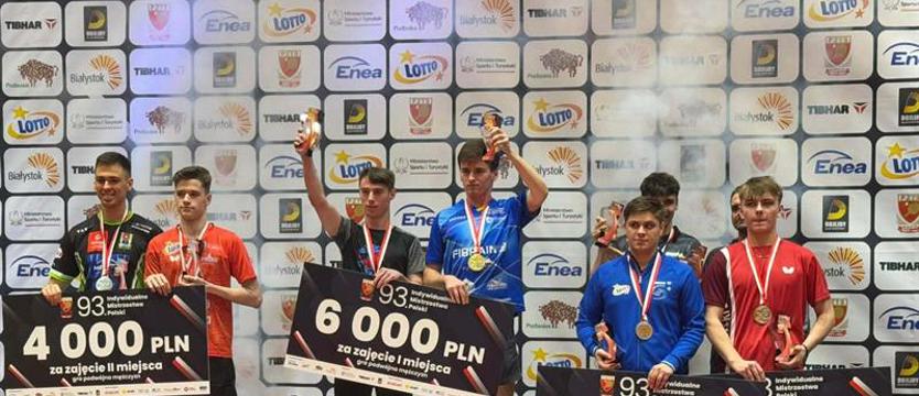 Tenis stołowy. Mistrzostwa Polski po raz pierwszy w Szczecinie. Kamil Nalepa broni złota