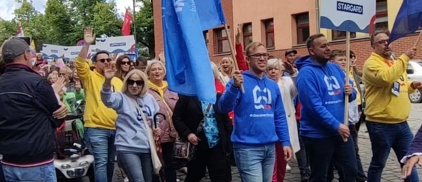 Uroczysta parada na zakończenie Zjazdu Hanzy