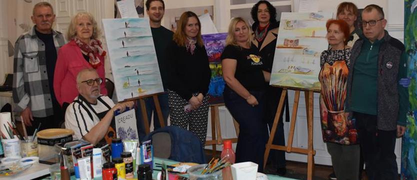 Szczecińskie spotkanie malarzy i poetów. Wiersze rozpisane na obrazy