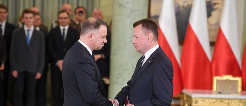 Błaszczak powołany na wicepremiera; Ścigaj, Tomaszewski i Hoffmann - ministrami-członkami Rady Ministrów