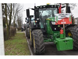 Walentynkowe protesty. Rolnicy znów blokowali drogi województwa