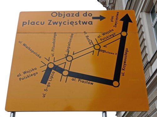 Zmiany w organizacji ruchu - przebudowa al. Wojska Polskiego w Szczecinie