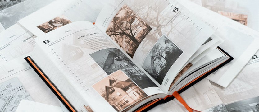Almanach w formie kalendarza - o dzielnicy Westend i Willi Lentza
