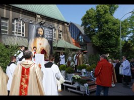 Procesje Bożego Ciała na ulicach Szczecina