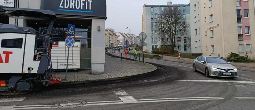 Remont na ul. Chrobrego w Stargardzie wkracza w nowy etap