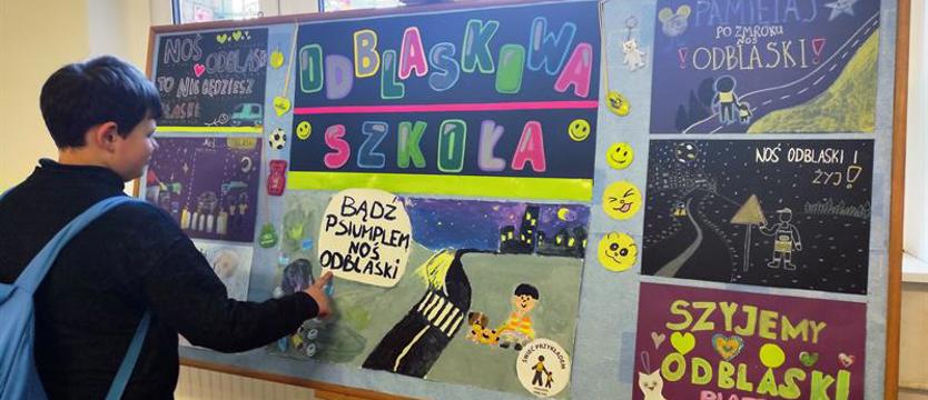 Bezpieczniej z odblaskiem. Ogólnopolski Konkurs „Odblaskowa Szkoła” w SP 41 z OI