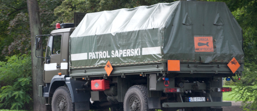 Niewybuch usunięty z okolic Zdunowa