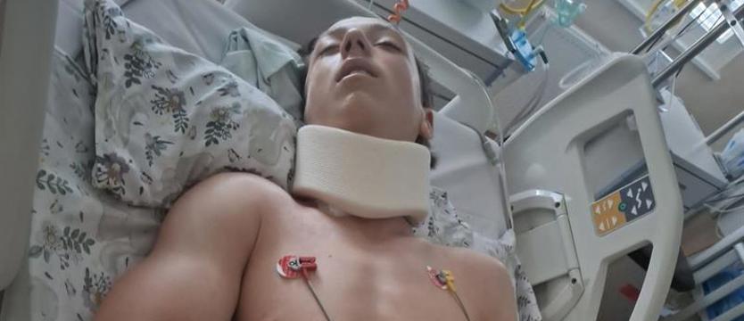 Jeden skok zmienił wszystko. 16-letni Olaf walczy o powrót do sprawności