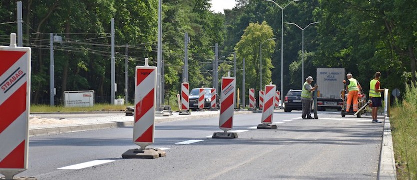 Bez wahadła na ul. Zegadłowicza w Szczecinie