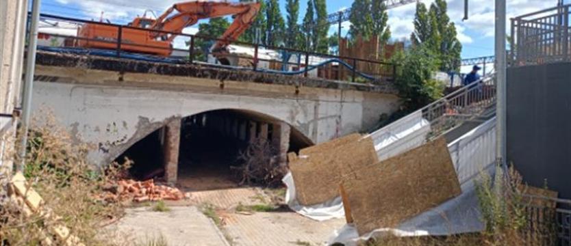 Tunel Huty Szczecin w przebudowie. Teraz stanie się częścią SKM