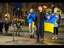 Szczecin solidarny z Ukrainą. Prezydent Krzystek: Dziś mamy czarny czwartek