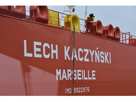 Nowy gazowiec „Lech Kaczyński” już w Świnoujściu