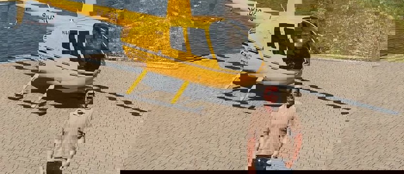 Żółty helikopter z Pilchowa. Właściciel chce wystartować z charytatywną akcją [LIST]