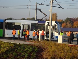 Pierwszy tramwaj na ul. Szafera w Szczecinie. Na razie próbnie