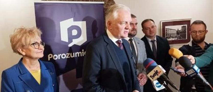 Były wicepremier w Szczecinie. Gowin: „Blokowanie KPO to zdrada stanu”