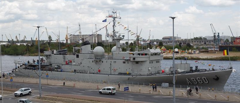 Okręty NATO przy Wałach Chrobrego w Szczecinie