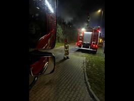 Pożar w Lipniku. Spłonęło poddasze